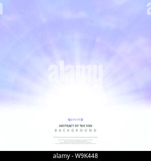 Abstract purple sky of realistic background. You can use for ad, poster, artwork, template design. illustration vector eps10 Stock Vector
