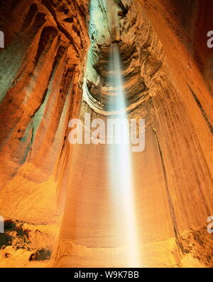 Ruby Falls, 145 foot waterfall deep inside Lookout mountain, Chattanooga, Tennessee, United States of America, North America Stock Photo