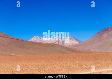 Volcanic landscape of Desierto Salvador Dali : Salvador Dali Desert , also known as Dali Valley, Valle de Dali, an extremely barren valley Stock Photo