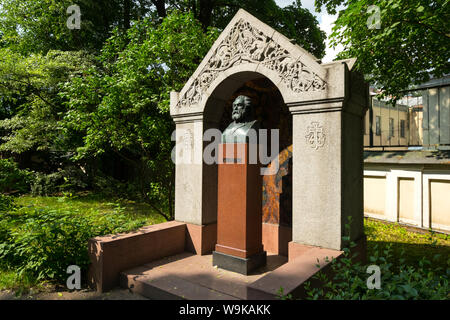 famous Cemetery and Tombs of the Alexander Nevsky Monastery, Saint Petersburg, Russia Stock Photo