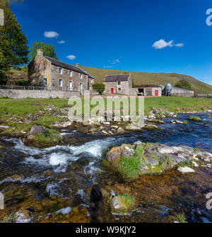 Landscape views in Spring in Upper Coquetdale near Shilmoor, Northumberland National Park, Northumberland, England, United Kingdom Stock Photo