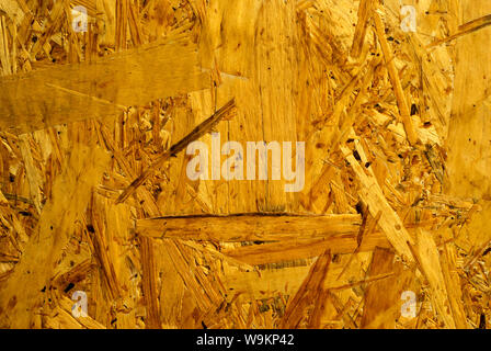 background, texture - surface of rough chipboard close-up Stock Photo