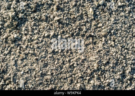 background, texture - fine gravel, or gypsum, or mineral salt Stock Photo