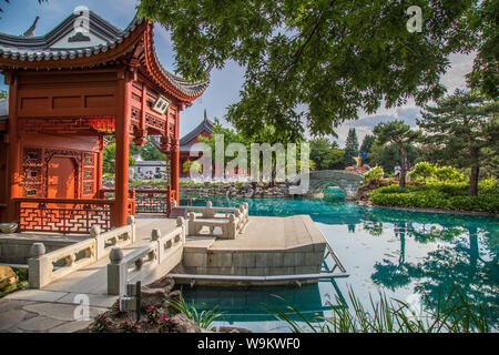 Botanical Gardens views in Montreal in Canada Stock Photo