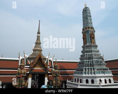 Wat Phra Kaew, Bangkok, Krung Thep, Thailand, Asia Stock Photo