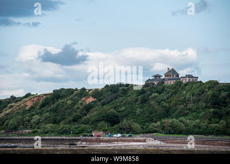 Senhouse Roman Museum, seen from Maryport harbour Stock Photo