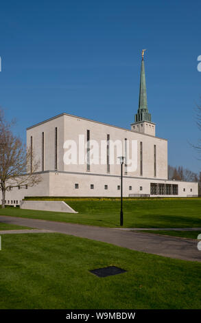 europe, UK, England, Surrey, Mormon Temple Stock Photo