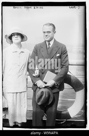 Basil Dean & wife Stock Photo - Alamy