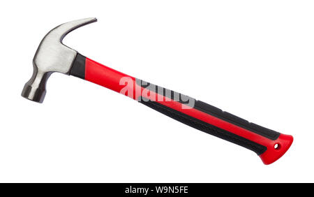 Nre Red Hammer Cut Out on White. Stock Photo