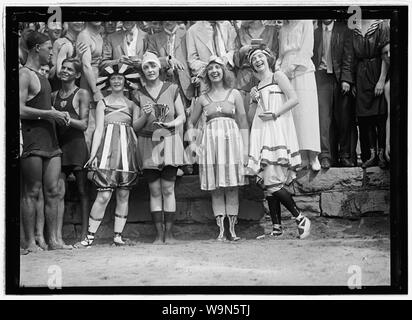 Bathing Beach parade, July 26, 1919 Stock Photo