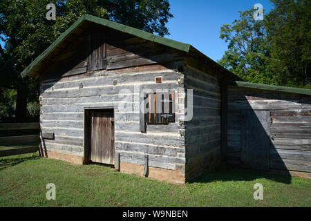 A Hand Constructed Cow Barn With Hand Hewn Logs Designed By Noble