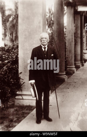 Henry Morrison Flagler, a founder of both Palm Beach and Miami, Florida, was an oil and railroad tycoon of the American Gilded Age. (USA) Stock Photo
