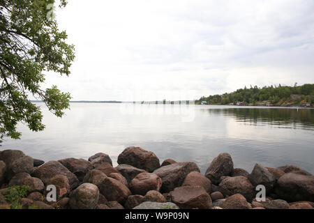 Whiteshell Provincial Park View. Canada, Manitoba. Stock Photo