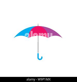 Umbrella icon vector design template Stock Vector