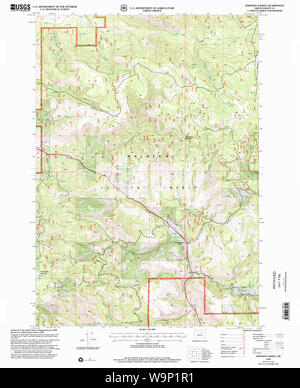 Topograph Map Vector USGS Topo Map Oregon Johnson Saddle 280338 1990 24000 Restoration Stock ...
