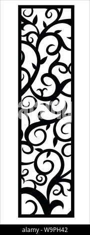 vector carved ornaments, for window, door design, interior design and other design needs. Stock Vector