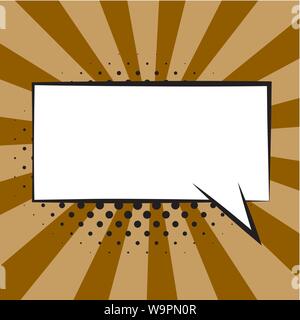 Comic speech bubbles on colorful background and halftone shadows. Stock Vector