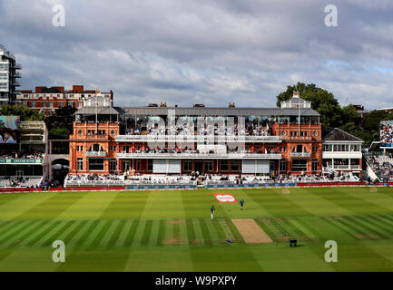 A general view of the grounds ahead of day two of the Ashes Test match at Lord's, London. Stock Photo