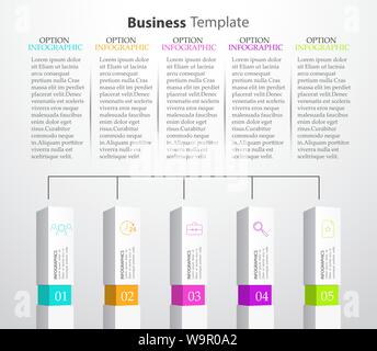 Infographic Columns 3 Stock Vector Image & Art - Alamy