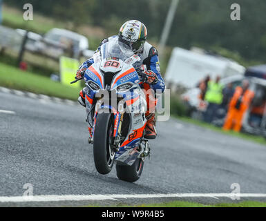 RECORD BREAKING ULSTER GRAND PRIX Stock Photo