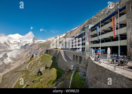 Kaiser-Franz-Josefs-road, Kaiser-Franz-Josefs-Hoehe, Grossglockner High Alpine Road, Heiligenblut, Kaernten, Austria, Kaiser-Franz-Josefs-Höhe Stock Photo