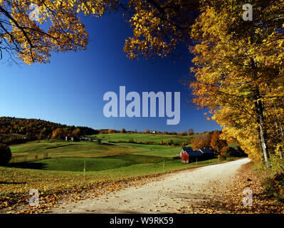 Jenne Farm of Vermont in autumn Stock Photo