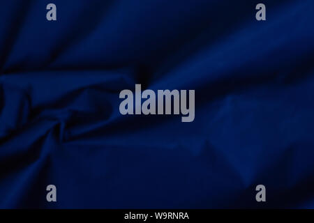 Factory fabric dark blue velvet texture background Stock Photo
