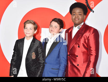 WESTWOOD, CA - AUGUST 14: (L-R) Jacob Tremblay, Millie Davis, Brady ...