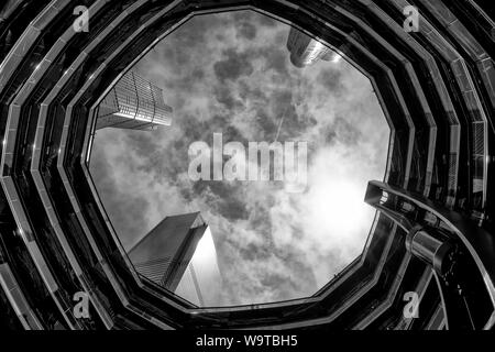 USA New York City, residential and commercial high-rise buildings near the Hudson Yards Subway on the west side of Manhattan, New York City , June 19 Stock Photo