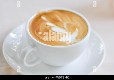 hot cofffee, cappuccino coffee or latte coffee Stock Photo