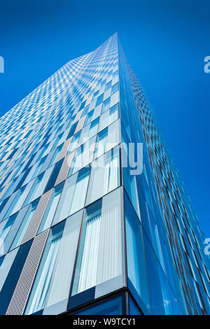 The West Tower, one of the four Deansgate Square apartment blocks.  Manchester, England, UK. Stock Photo