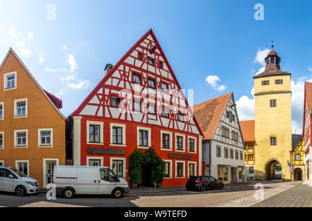 Ellinger Tor, Weissenburg in Bavaria, Germany Stock Photo