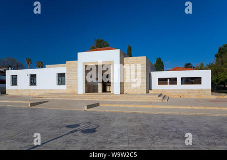 Kato Pafos archaeology park entrance and visitor centre, Paphos, Cyprus Stock Photo