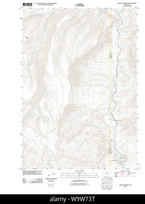 USGS Topo Map Oregon Mount Misery 20110822 TM Restoration Stock Photo