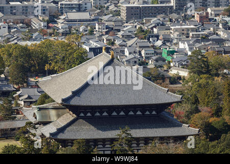 The Central Hall of Kofuku-ji Temple in Nara, Japan. Stock Photo