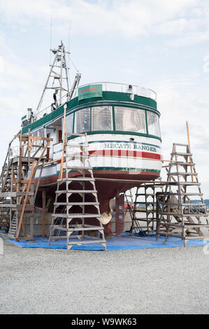 The Port Townsend boat repair yard.  Port Townsend, Washington State, USA Stock Photo