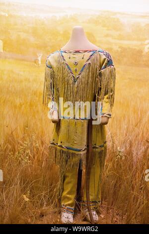 Buckskin clothing on display at Johnny Morris' Wonders of Wildlife National  Museum and Aquarium in Springfield, MO, USA Stock Photo - Alamy