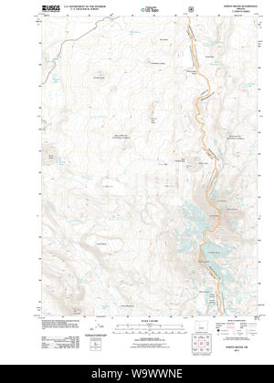 USGS Topo Map Oregon North Sister 20110830 TM Restoration Stock Photo