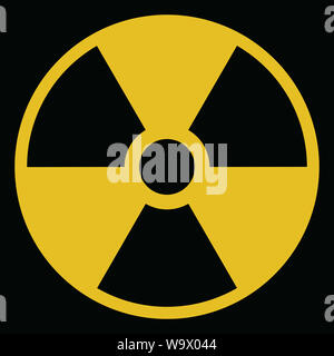 Ionizing Radiation Hazard Symbol Stock Photo