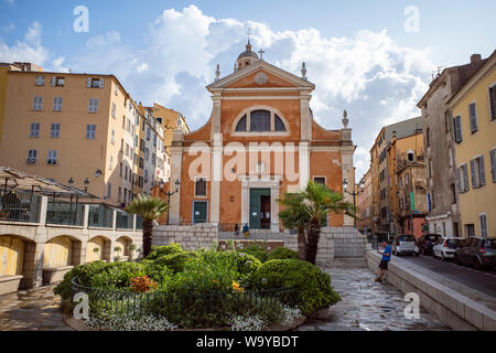 Ajaccio church in the center Stock Photo