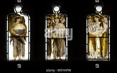 Six Days of Creation stained glass by Edward Burne-Jones, All Saints ...