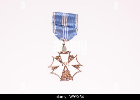 Kouvola Finland - 26 March 2017: The Finnish Olympic Cross of Merit, 2nd class. Stock Photo