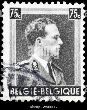 King Leopold III of Belgium (1934-1951), postage stamp, Belgium, 1938 Stock Photo