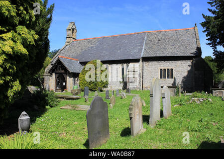 Parish of St Bridget and St Cwyfan, Dyserth, Denbighshire, Wales Stock Photo