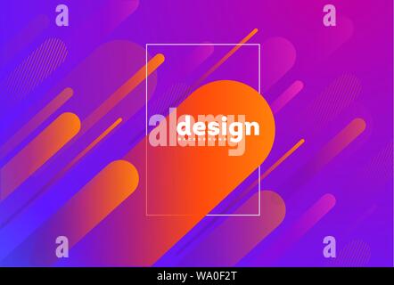 Colorful geometric background. Dynamic shapes composition.Trendy design. Lines. Eps10 Stock Vector