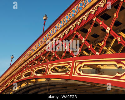 Crown Point Bridge over the River Aire at sunset Leeds West Yorkshire England Stock Photo