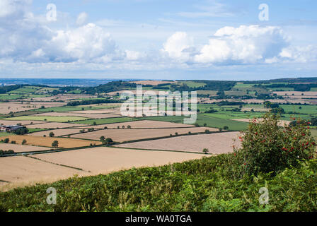 View from Roseberry Topping Stock Photo