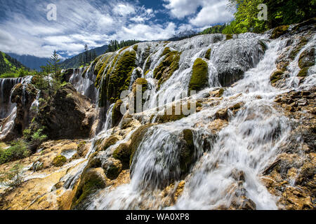 Jiuzhaigou in sichuan province Stock Photo