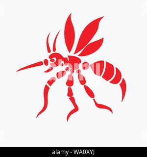 vector of mosquitoes Stock Vector