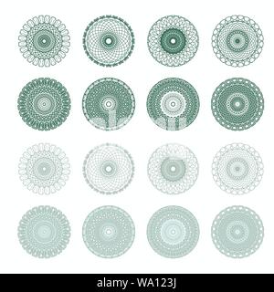 vector illustration of a geometric collection Stock Vector